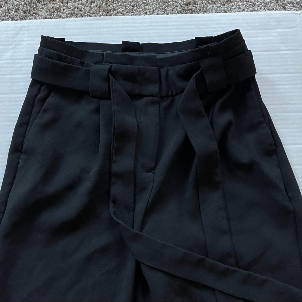 EXPRESS High Rise Paperbag Pants - Picture 5 of 7